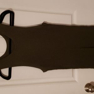 Cable knit sweater dress XL